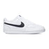 Sneakers bianche e nere in pelle e similpelle con dettagli traforati Nike Court Vision Lo, Brand, SKU s322500047, Immagine 0